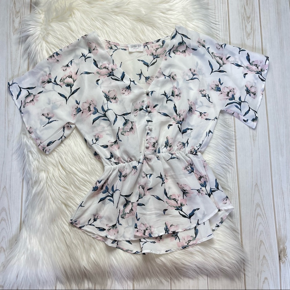 Sienna Sky Floral Blouse